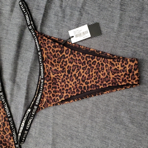 KENDALL+KYLIE Small Leopard Bikini Woman Size XL - Picture 2 of 6